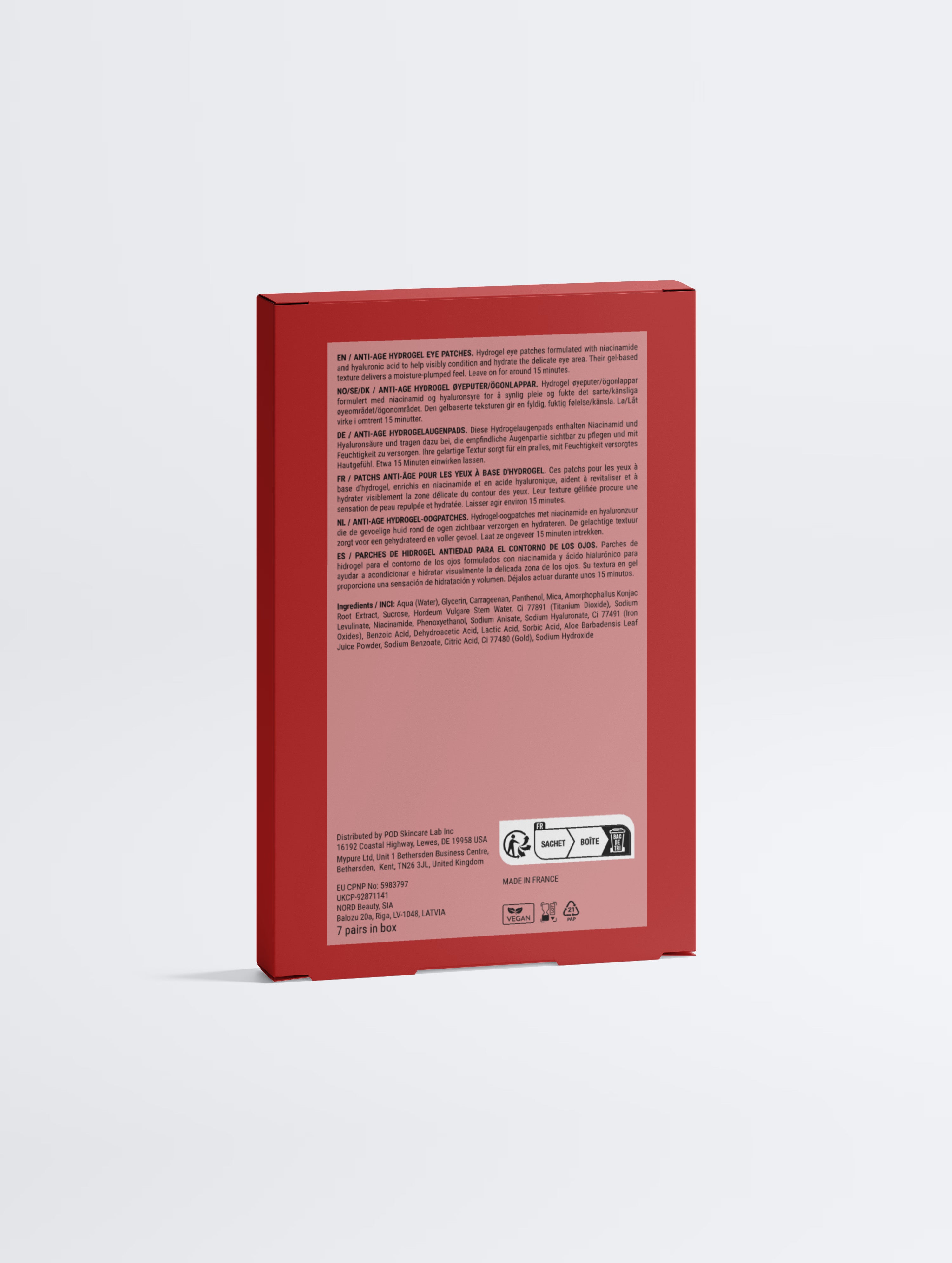 Anti-Age Hydrogel Eye Patches